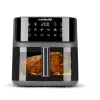NUTRIBULLET NBA0811DG Super Crisplite Vision 3in1 forrólevegős sütő, 2000W, 8L, Fekete