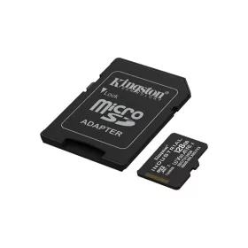   KINGSTON Memóriakártya MicroSDXC 128GB Industrial C10 A1 pSLC + Adapter