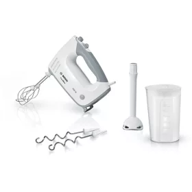   BOSCH MFQ36440 ErgoMixx Kézi mixer szett, 450W, 5 fokozat, Fehér/Szürke
