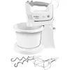 BOSCH MFQ36460 ErgoMixx Tálas kézi mixer, 450W, 5 fokozat, Fehér/Szürke