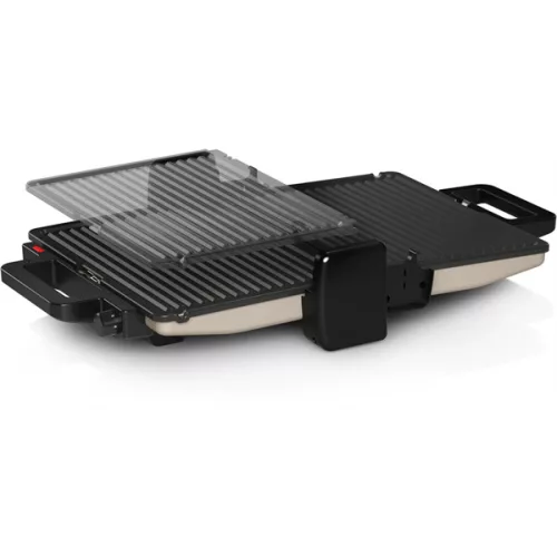 BOSCH TCG3302 Kontaktgrill, 2000W, kivehető grill-lapok, Ezüst