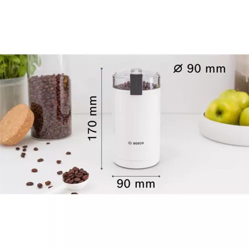 BOSCH TSM6A011W Kávédaráló, 180W, 150g/min, Fehér
