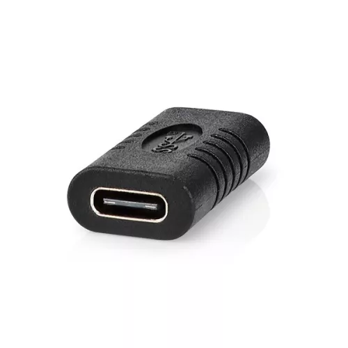 Nedis CCGB64900BK USB-C toldó adapter, USB C aljzat - aljzat,  USB 3.2 Gen 2, 4K@60Hz, 10 Gbps