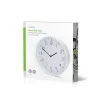 Nedis CLWA1226WT falióra, 30 cm átmérő,  csendes szerkezet, fehér