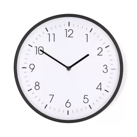   Nedis CLWA1226BK falióra, 30 cm átmérő,  csendes szerkezet, fekete