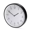 Nedis CLWA1226BK falióra, 30 cm átmérő,  csendes szerkezet, fekete