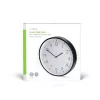 Nedis CLWA1226BK falióra, 30 cm átmérő,  csendes szerkezet, fekete