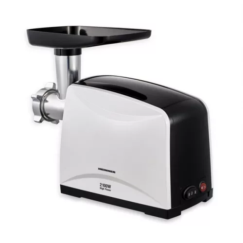 HEINNER MG-2100BKWH Húsdaráló, 1.5-1.9kg/perc, 3 vágólap, 2100W, Fehér/Fekete