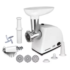   HEINNER MG-W1200R Húsdaráló, 1.5-1.9kg/perc, 3 vágólap, 1340W, Fehér