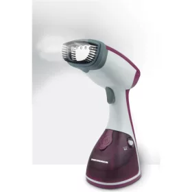   HEINNER HGS-1100PP Kézi ruhagőzölő, 250ml, 1100W, 17g/perc, Bordó/Fehér