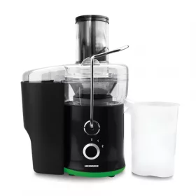   HEINNER HSF-600BK Gyümölcscentrifuga, 2 sebességfokozat, 0.5L-1.5L, 600W, Fekete