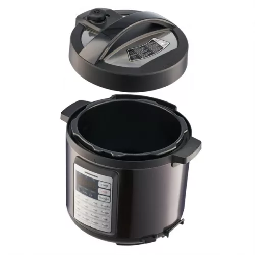 HEINNER HPCK-38BK Elektromos főzőedény, 3.8L, 14 program, LED kijelző, Szürke/Fekete