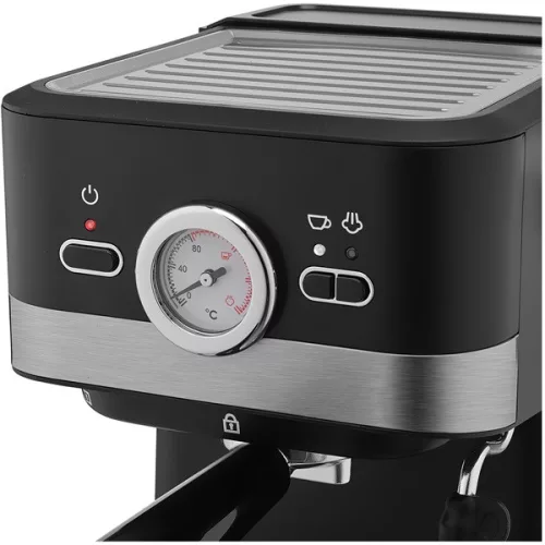 SENCOR SES 1721BK Eszpresszó karos kávéfőző, 20bar, víztartály: 1,5L, 1050W, Fekete