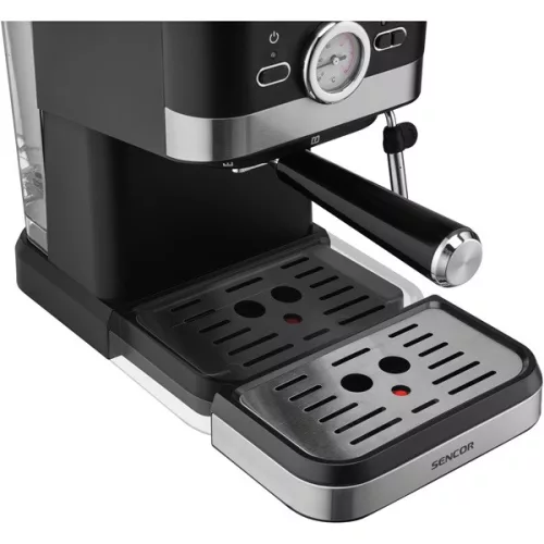 SENCOR SES 1721BK Eszpresszó karos kávéfőző, 20bar, víztartály: 1,5L, 1050W, Fekete