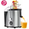 SENCOR SJE 741SS Gyümölcscentrifuga, 2 sebességfokozat, 1.2L, 400W, Fekete/Inox