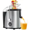 SENCOR SJE 741SS Gyümölcscentrifuga, 2 sebességfokozat, 1.2L, 400W, Fekete/Inox
