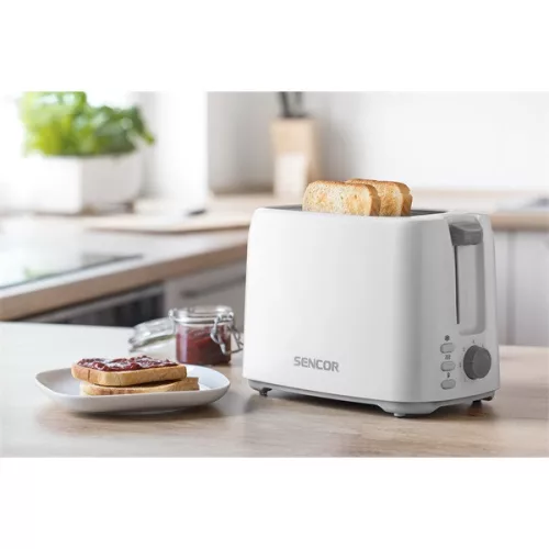 SENCOR STS 2606WH Kenyérpirító, 2 szeletes, 750W, Fehér
