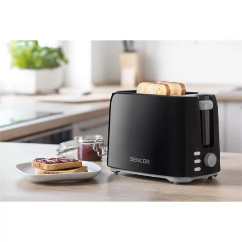 SENCOR STS 2607BK Kenyérpirító, 2 szeletes, 750W, Fekete