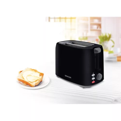 SENCOR STS 2607BK Kenyérpirító, 2 szeletes, 750W, Fekete