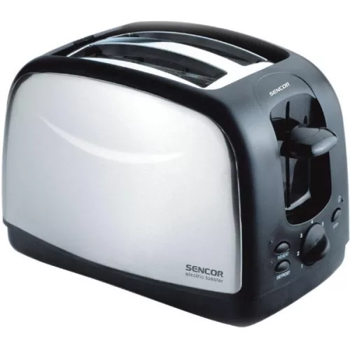 SENCOR STS 2651 Kenyérpirító, 2 szeletes, 7 intenzítás, 850W, Fekete/Inox