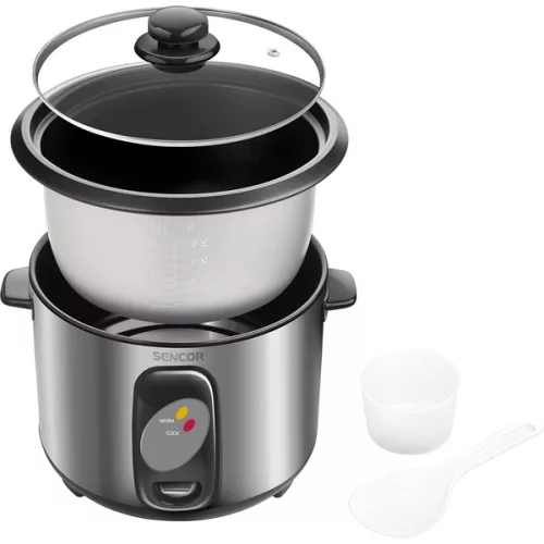 SENCOR SRM 1000SS Rizsfőző, 1L/800g, 400W, Inox