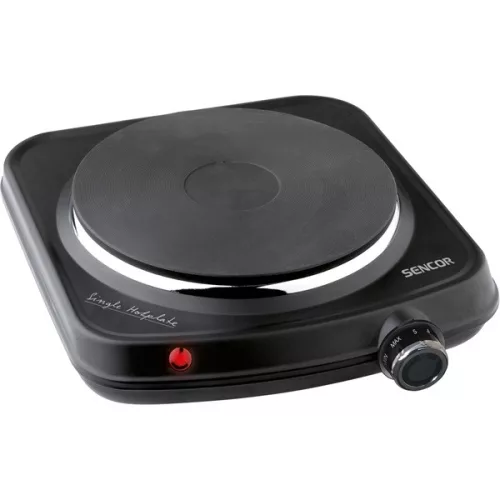 SENCOR SCP 1504BK-EUE4 Elektromos főzőlap, 18cm, 1500W, Fekete