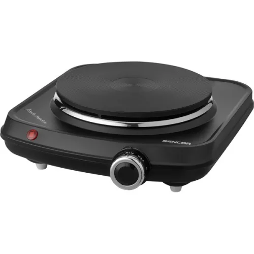 SENCOR SCP 1504BK-EUE4 Elektromos főzőlap, 18cm, 1500W, Fekete