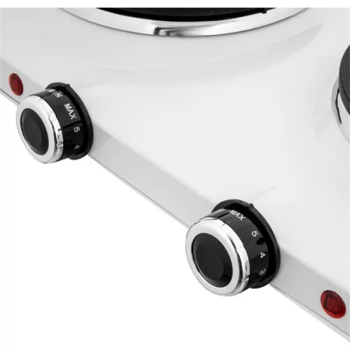 SENCOR SCP 2253WH-EUE4 Elektromos dupla főzőlap, 18cm/15cm, 2500W, Fehér