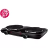 SENCOR SCP 2254BK-EUE4 Elektromos dupla főzőlap, 18cm/15cm, 2500W, Fekete