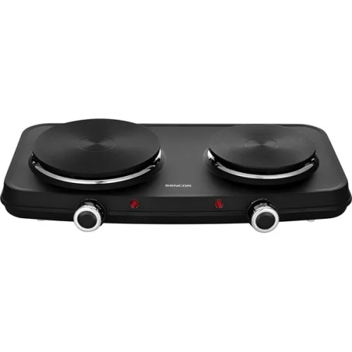 SENCOR SCP 2254BK-EUE4 Elektromos dupla főzőlap, 18cm/15cm, 2500W, Fekete