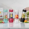 NUTRIBULLET NBP003.LBL Hordozható turmixgép, 475ml, Világoskék
