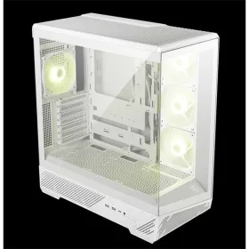   MSI Ház ATX PANO 130R PZ, 4xARGB ventilátor, Tápegység nélkül, üvegfalú, fekete