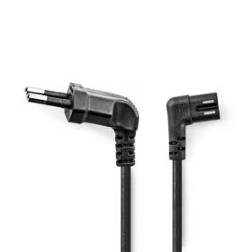   Nedis CEGL11055BK50 tápkábel, Euro dugó,  IEC-320-C7,  pipa, szögben balra, 5m, fekete