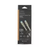 Nedis CCTB85321AL05 UTP / FTP Cat6 patch kábel, RJ45 aranyozott érintkezők, LSZH, fonott / PVC, ezüst, hossz 0.5m