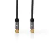 Nedis CSTB40015WT50 koax RF kábel, koax férfi (dugó), koax nő (aljzat), 75 Ohm, Négyszeresen árnyékolt, 5m
