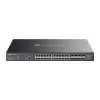 TP-LINK Switch 24x10Gbps(24x10G POE++) + 8x10G SFP+, Menedzselhető Rackes, SX3832MPP