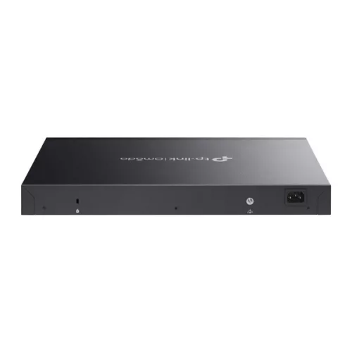 TP-LINK Switch 24x10Gbps(24x10G POE++) + 8x10G SFP+, Menedzselhető Rackes, SX3832MPP