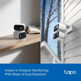   TP-LINK Wireless Kamera Cloud beltéri/kültéri forgatható színes éjjellátó Dual kamera, TAPO C246D
