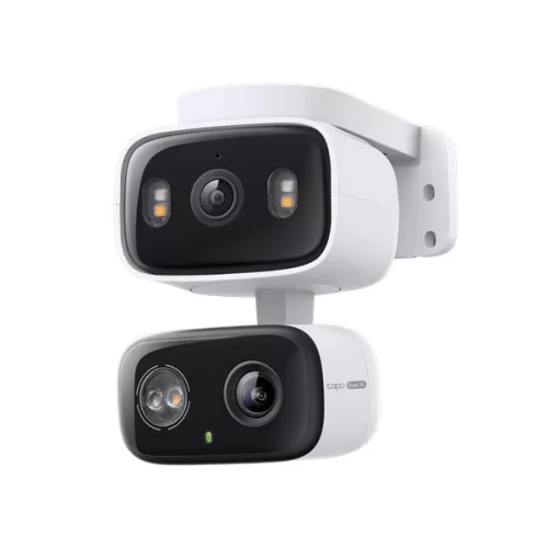 TP-LINK Wireless Kamera Cloud beltéri/kültéri forgatható színes éjjellátó Dual kamera, TAPO C246D
