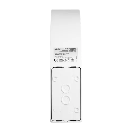 ORNO, AD-OP-6204WLPMR4, LED Kerti lámpa mozgásérzékelővel, CCT-s, Frenit, 230V, 12/15/20W, IP65, 66X188X250mm, Fehér