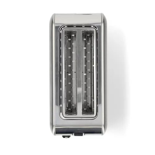 Nedis KABT400AL kenyérpirító 1450W, 4 szeletes vagy 2 hosszú, 7 fokozat, kiolvasztás funkció, alumínium