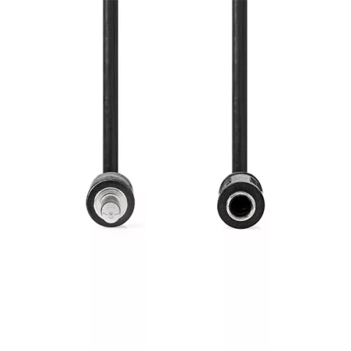 Nedis CAGP22550BK02 sztereo adapter, 3,5mm jack dugó - 6,35mm jack aljzat, 0,20m