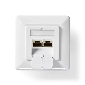 Nedis CCGB89200IV Süllyesztett | 2 port | CAT6 fali doboz