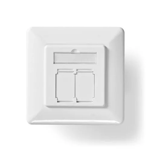 Nedis CCGB89200IV Süllyesztett | 2 port | CAT6 fali doboz