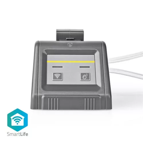 Nedis WIFIWP10GY automata növény öntöző, Wi-Fi, akkumulátor / USB-s, IPX3, maximális víznyomás: 0,3 bar,  Android /  IOS