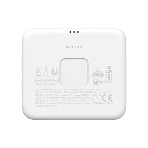 XIAOMI BHR9041GL Mi Bluetooth hőmérséklet- és páratartalom mérő, Fehér
