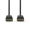 Nedis CCGL38010BK20 Displayport 2.1 kábel, 8K@60Hz, aranyozott csatlakozók, 2m