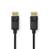 Nedis CCGL38010BK30 Displayport 2.1 kábel, 8K@60Hz, aranyozott csatlakozók, 3m
