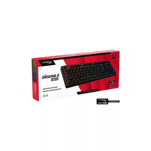 HP HYPERX vezetékes mechanikus gaming billentyűzet Origins 2 1800 RGB - amerikai lokalizáció