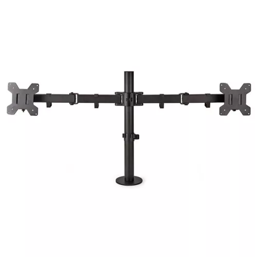 Nedis MMDOSD110BK 15"-32" asztali 2 monitor tartóállvány, VESA 75x75 / 100x100